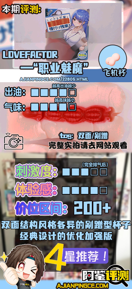 lovefactor——“职场魅魔”评测！在日本流行的剐蹭感设计，终于得到了一个厚实优质的"肉体"