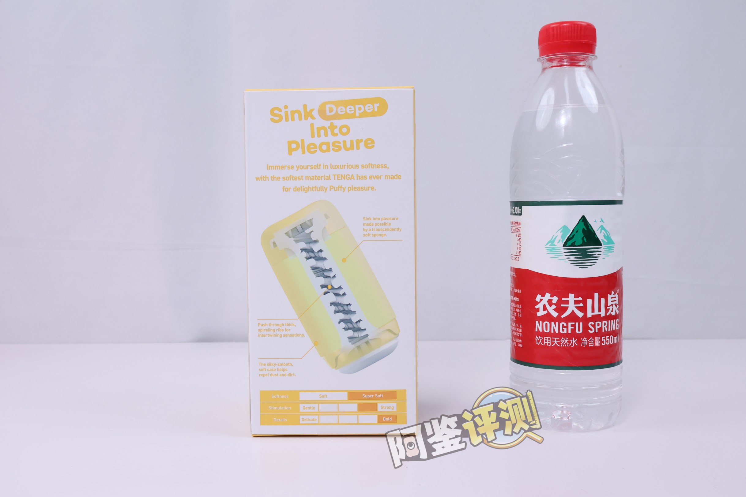 TENGA——“puffy（草莓粉/蛋奶黄）”评测！让人满头问号的奇葩设计，评测生涯至今吃过最精致的一坨使